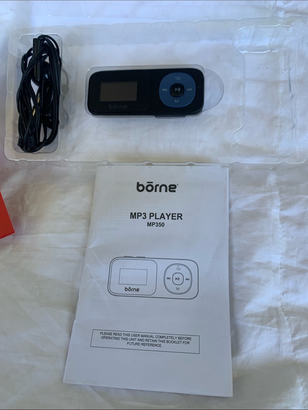 Borne MP350 Black and Blue MP3 Player